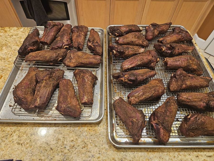 Smoked lamb foreshanks